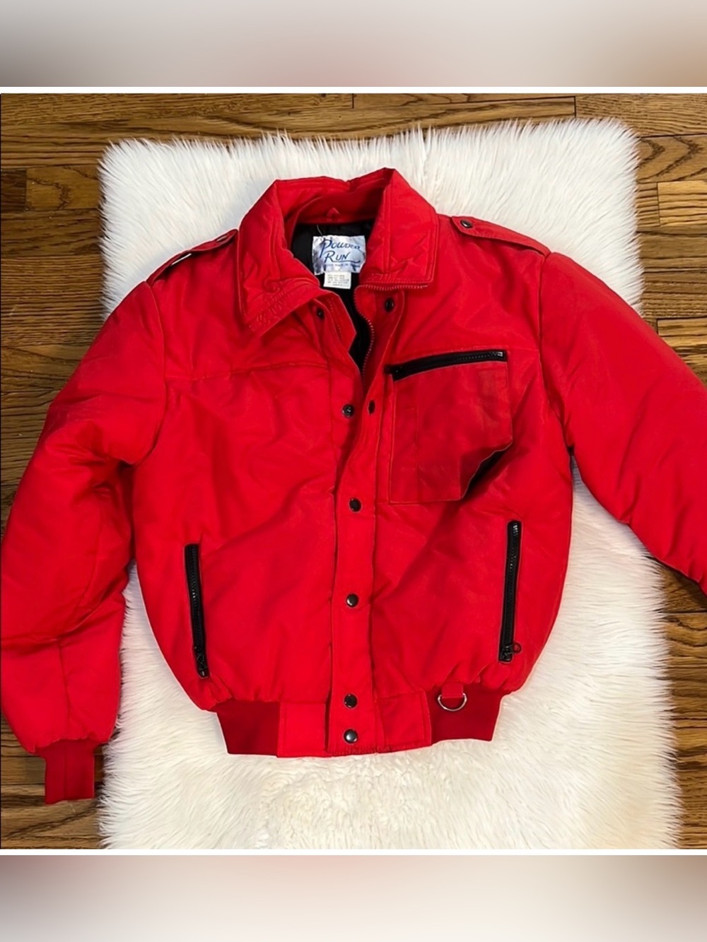 Men's Red Jacket with Black Lining